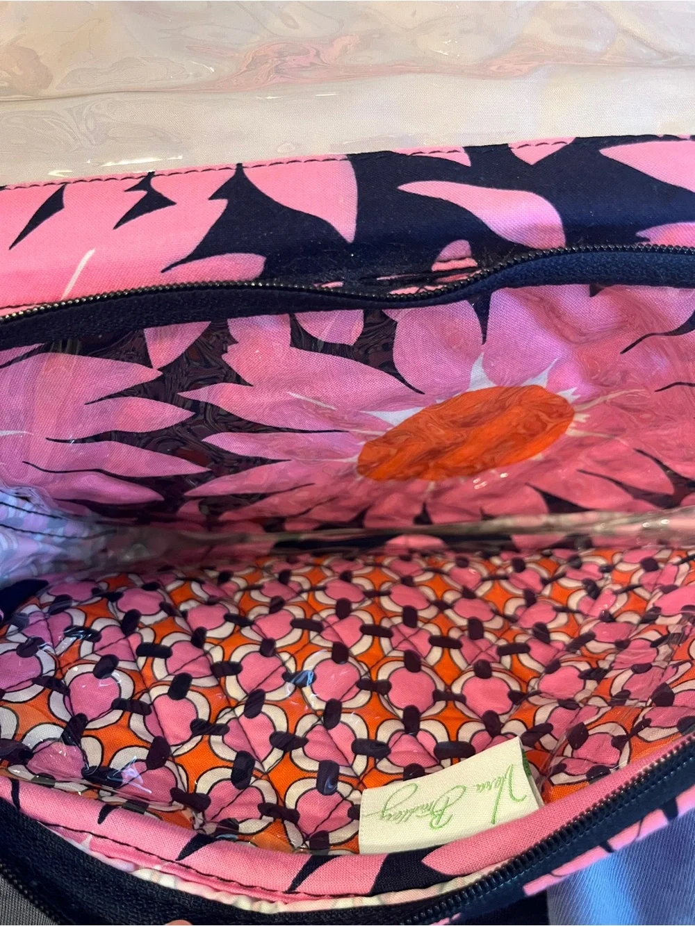 Vera Bradley Pink Floral Hanging Organizer